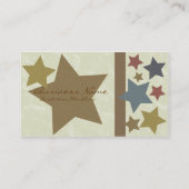 Stern-Visitenkarte Visitenkarte (Rückseite)