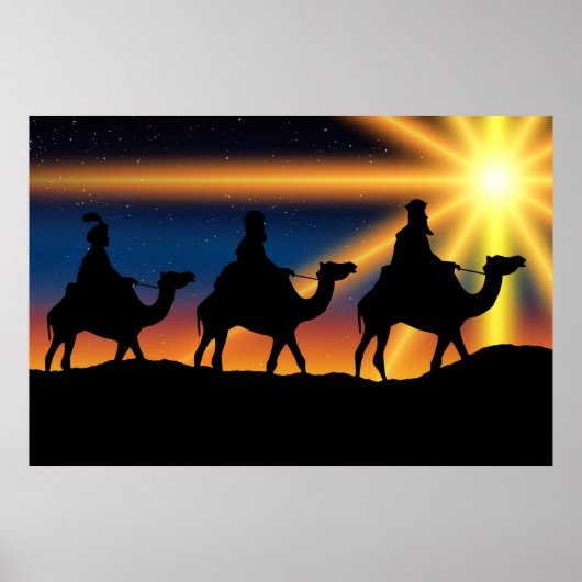 Stern von Bethlehem, Christus ist geboren, Poster (Vorne)