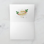 Stern von Bethlehem - Geburt Christi Feiertagskarte (Innenseite)