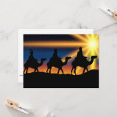 Stern von Bethlehem, Geburt Christi Karte (Vorderseite/Rückseite Beispiel)