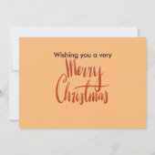 Stern von Bethlehem, Geburt Christi, Karte (Rückseite)