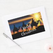 Stern von Bethlehem - Geburt Christi Rechteckiger Aufkleber (Umschlag)