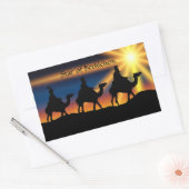 Stern von Bethlehem, gekennzeichnet, Rechteckiger Aufkleber (Umschlag)