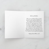 Stern von Bethlehem Karte (Innenseite)