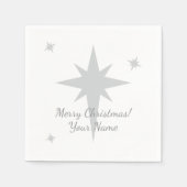 Stern von Bethlehem personalisiertes Weihnachten Serviette (Vorderseite)