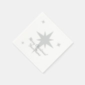 Stern von Bethlehem personalisiertes Weihnachten Serviette (Ecke)