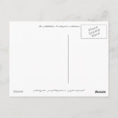 Stern von Bethlehem Postkarte (Rückseite)