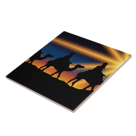 Stern von Bethlehem, schöne Abbildung Fliese (Seite)