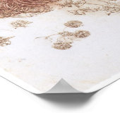 Stern von Bethlehem und anderen Pflanze, Da Vinci Poster (Ecke)