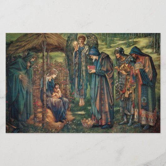 Stern von Bethlehem (von Edward Burne-Jones) Briefpapier (Vorderseite)