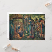 Stern von Bethlehem (von Edward Burne-Jones) Karte (Vorderseite/Rückseite Beispiel)