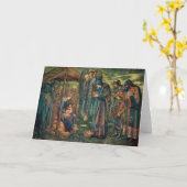 Stern von Bethlehem (von Edward Burne-Jones) Karte (Gelbe Blume)