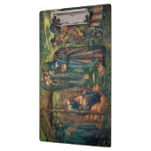 Stern von Bethlehem (von Edward Burne-Jones) Klemmbrett (Links)