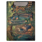 Stern von Bethlehem (von Edward Burne-Jones) Klemmbrett (Vorderseite)
