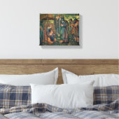 Stern von Bethlehem (von Edward Burne-Jones) Leinwanddruck (Insitu (Schlafzimmer))