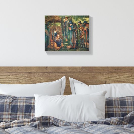 Stern von Bethlehem (von Edward Burne-Jones) Leinwanddruck (Insitu (Schlafzimmer))