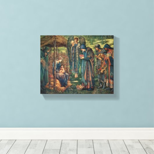 Stern von Bethlehem (von Edward Burne-Jones) Leinwanddruck (Insitu (Holzboden))