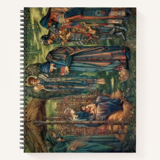 Stern von Bethlehem (von Edward Burne-Jones) Notizblock (Vorderseite)
