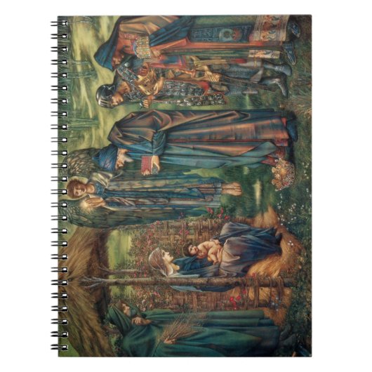 Stern von Bethlehem (von Edward Burne-Jones) Notizblock (Vorderseite)