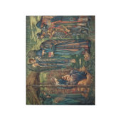 Stern von Bethlehem (von Edward Burne-Jones) Notizblock (Rotiert)