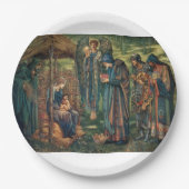 Stern von Bethlehem (von Edward Burne-Jones) Pappteller (Vorderseite)