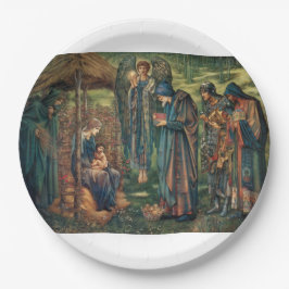 Stern von Bethlehem (von Edward Burne-Jones) Pappteller