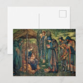 Stern von Bethlehem (von Edward Burne-Jones) Postkarte (Vorne/Hinten)