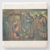 Stern von Bethlehem (von Edward Burne-Jones) Steinuntersetzer (Vorderseite)