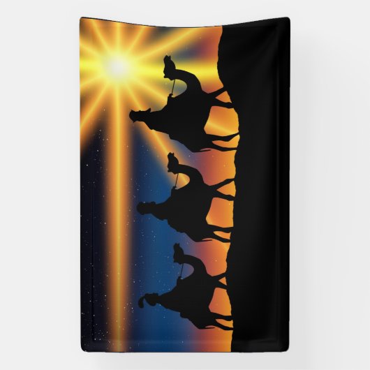 Stern von Bethlehem, Weihnachten Banner (Vertikal)