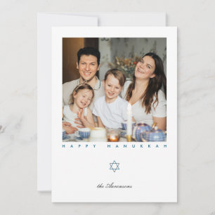 Stern von David Foto Hanukkah-Karte Feiertagskarte