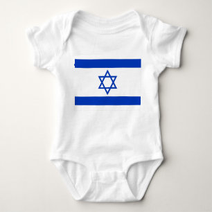 Stern von David, Israel Flag, jüdisch Baby Strampler