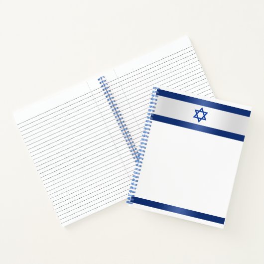 Stern von David Right Side beim Schreiben von Hebr Notizblock (Innenseite)