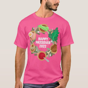 Stern von David und Happy Pessach Matzah Juden Pes T-Shirt