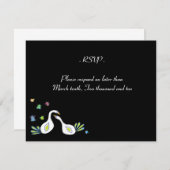 Stern von David Wedding Bar Bat Mitzvah UAWG jüdis RSVP Karte (Vorne/Hinten)