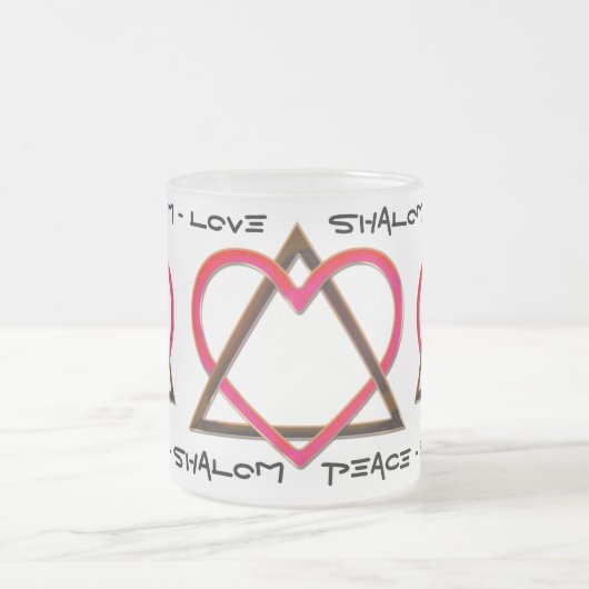 Stern von Davids Liebe Mattglastasse (Mittel)