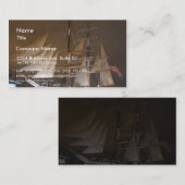 Stern von Indien-Schiff Visitenkarte (Vorne/Hinten)