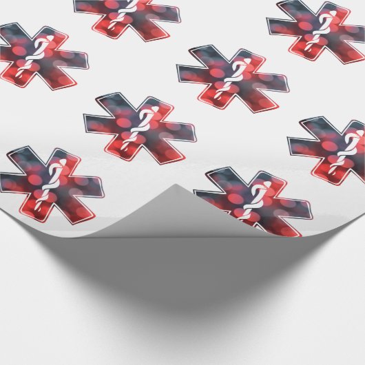 Stern von Leben bokeh Geschenkpapier (Ecke)