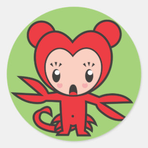 Stern-Vorzeichen - Skorpion Runder Aufkleber