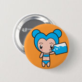 Stern-Vorzeichen - Wassermann Button (Vorne & Hinten)