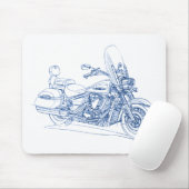 Stern VStar Tourer 1300 2010 Mousepad (Mit Mouse)