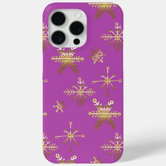 Stern Weihnachten Pink Case-Mate iPhone Hülle (Rückseite)