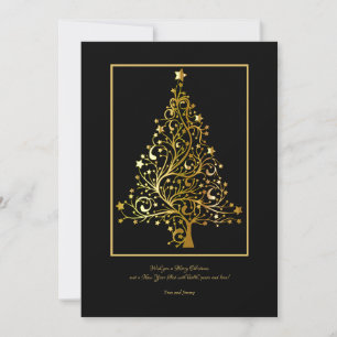 Stern-Weihnachts-Grußkarte Feiertagskarte