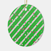 Stern-Weihnachtsdesign Keramik Ornament (Links)