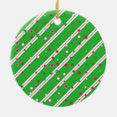 Stern-Weihnachtsdesign Keramik Ornament (Hinten)