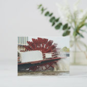 Stern Wheeler Postkarte (Stehend Vorderseite)