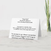 Stern-Wolf Karte (Rückseite)