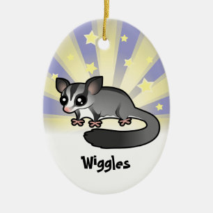 Stern-Zuckersegelflugzeug (addieren Sie Ihren Keramikornament