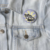 Stern-Zuckersegelflugzeug Button (Beispiel)