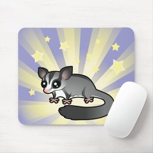 Stern-Zuckersegelflugzeug Mousepad (Mit Mouse)