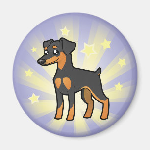 Stern-Zwergpinscher /Manchester Terrier Magnet